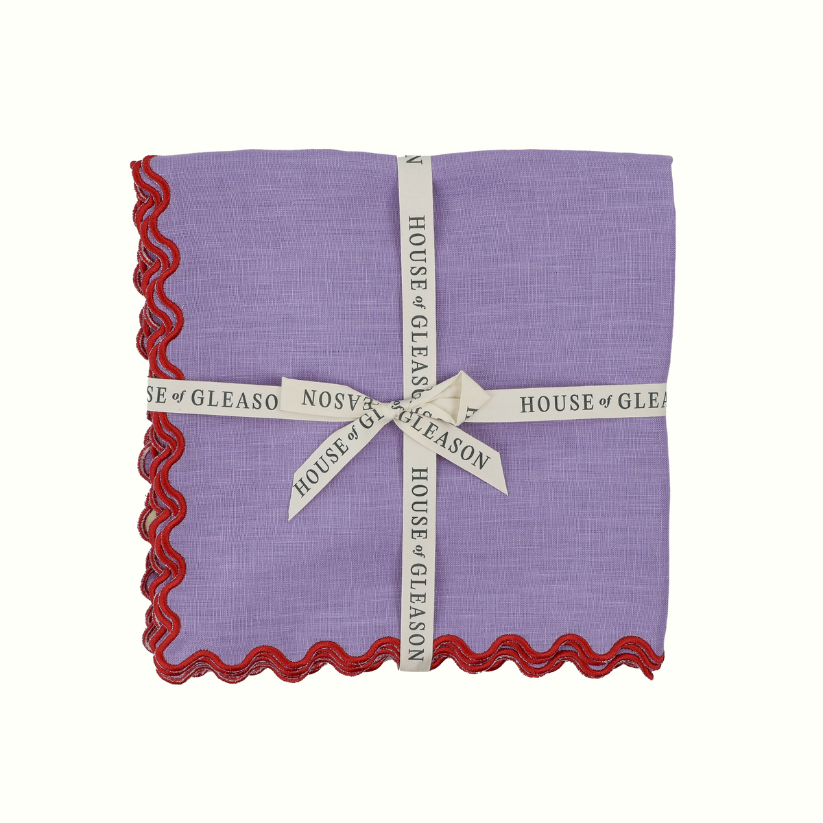 The Vivienne Linen Dinner Napkins - Lilac