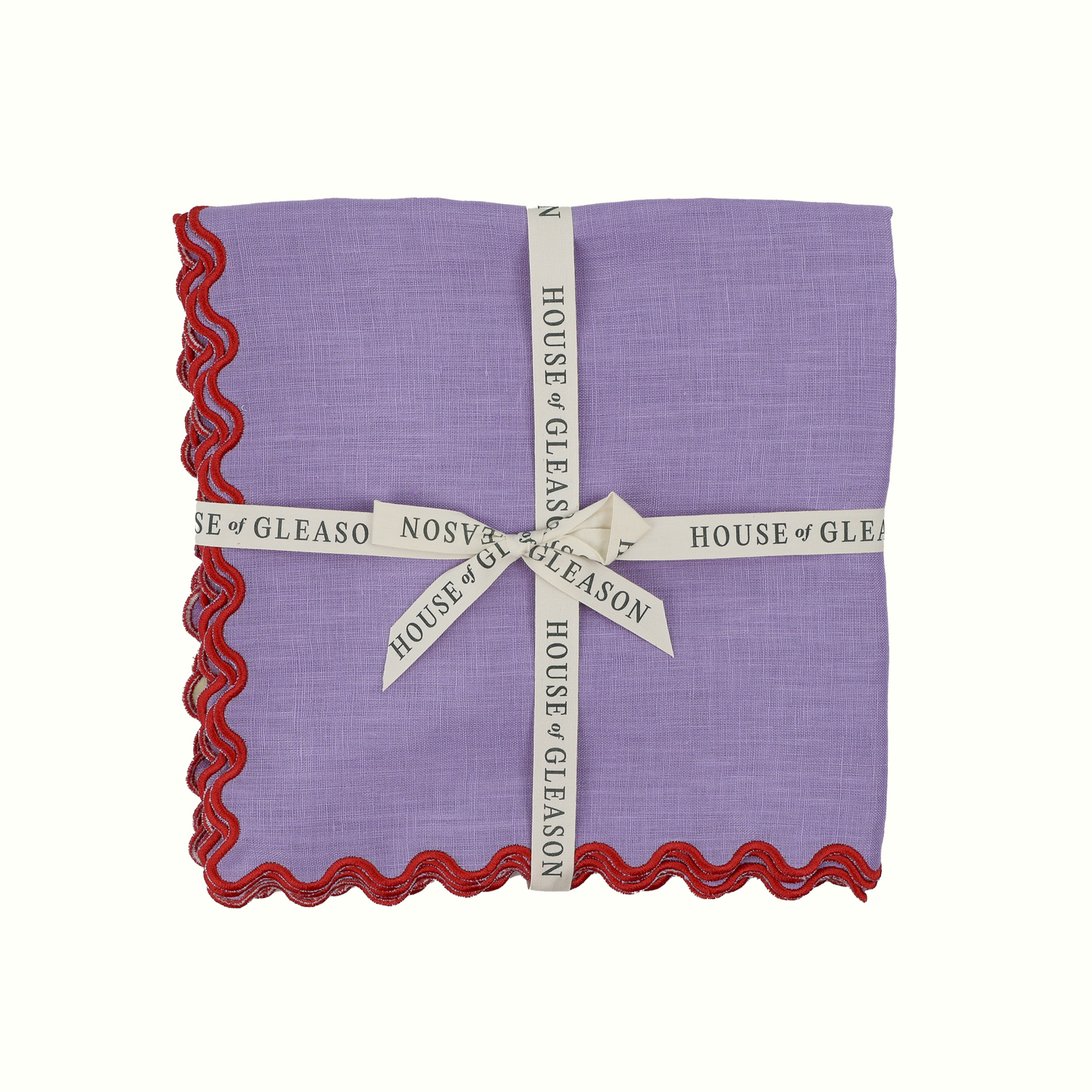 The Vivienne Linen Dinner Napkins - Lilac