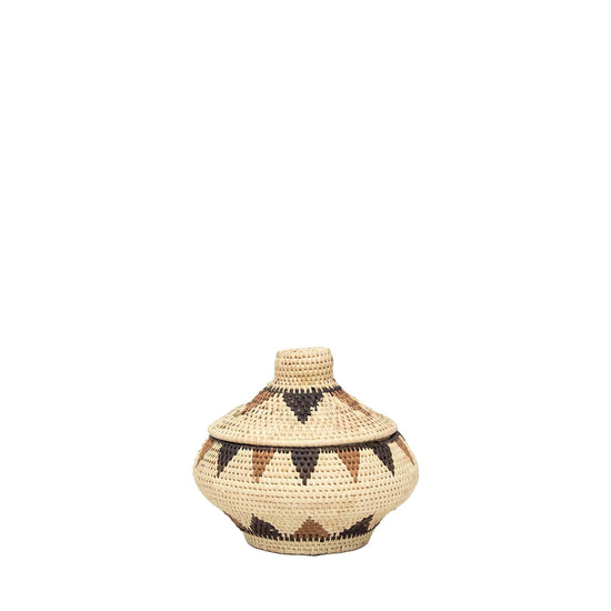 Lily Decorative Basket With Lid