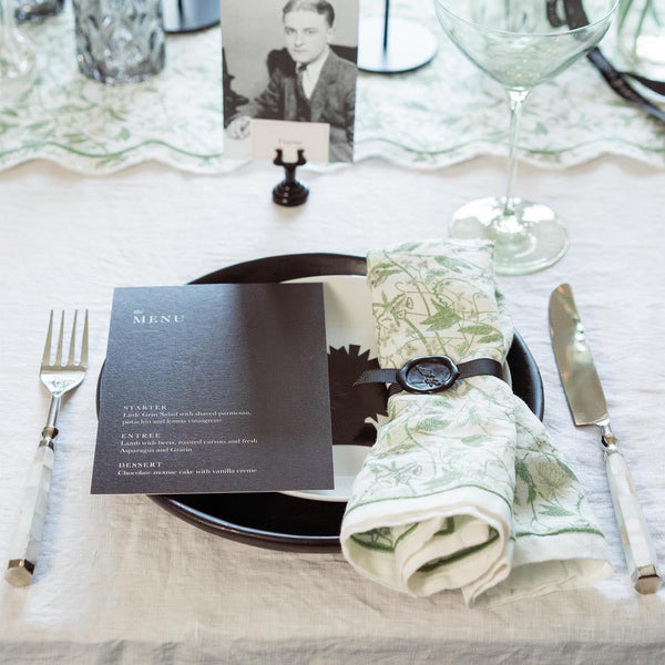 Inner Garden Society Dinner Napkins - Set of Four