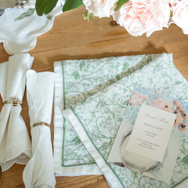 Inner Garden Society Dinner Napkins - Set of Four