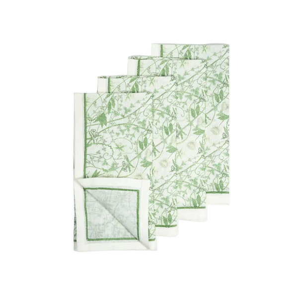 Inner Garden Society Dinner Napkins - Set of Four