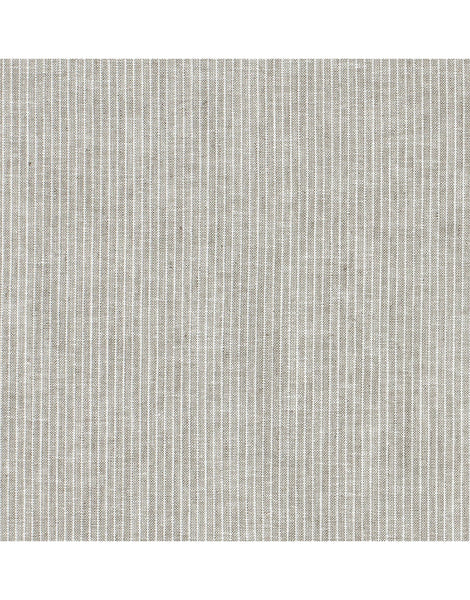 Malala Pleated Linen and Cotton Pendant Light - Fine Stripes Classic Grey