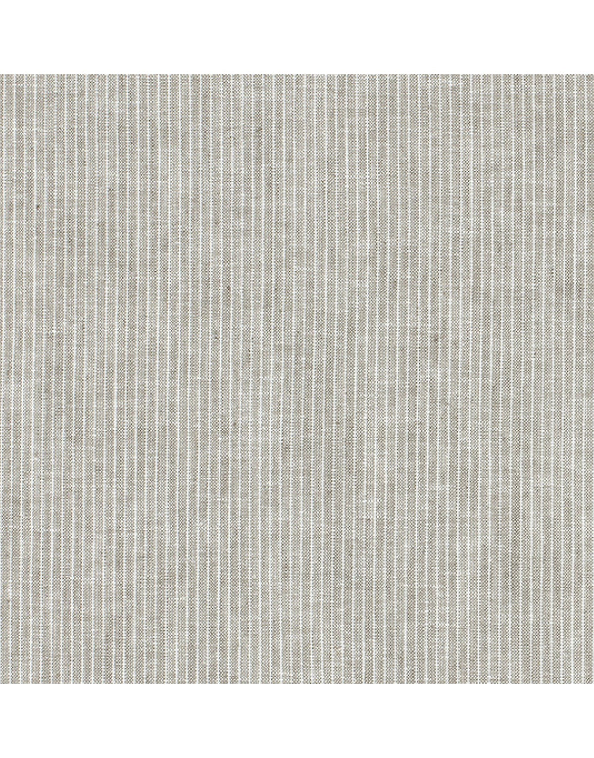 Olga Pleated Linen and Cotton Pendant Light - Fine Stripes Classic Grey