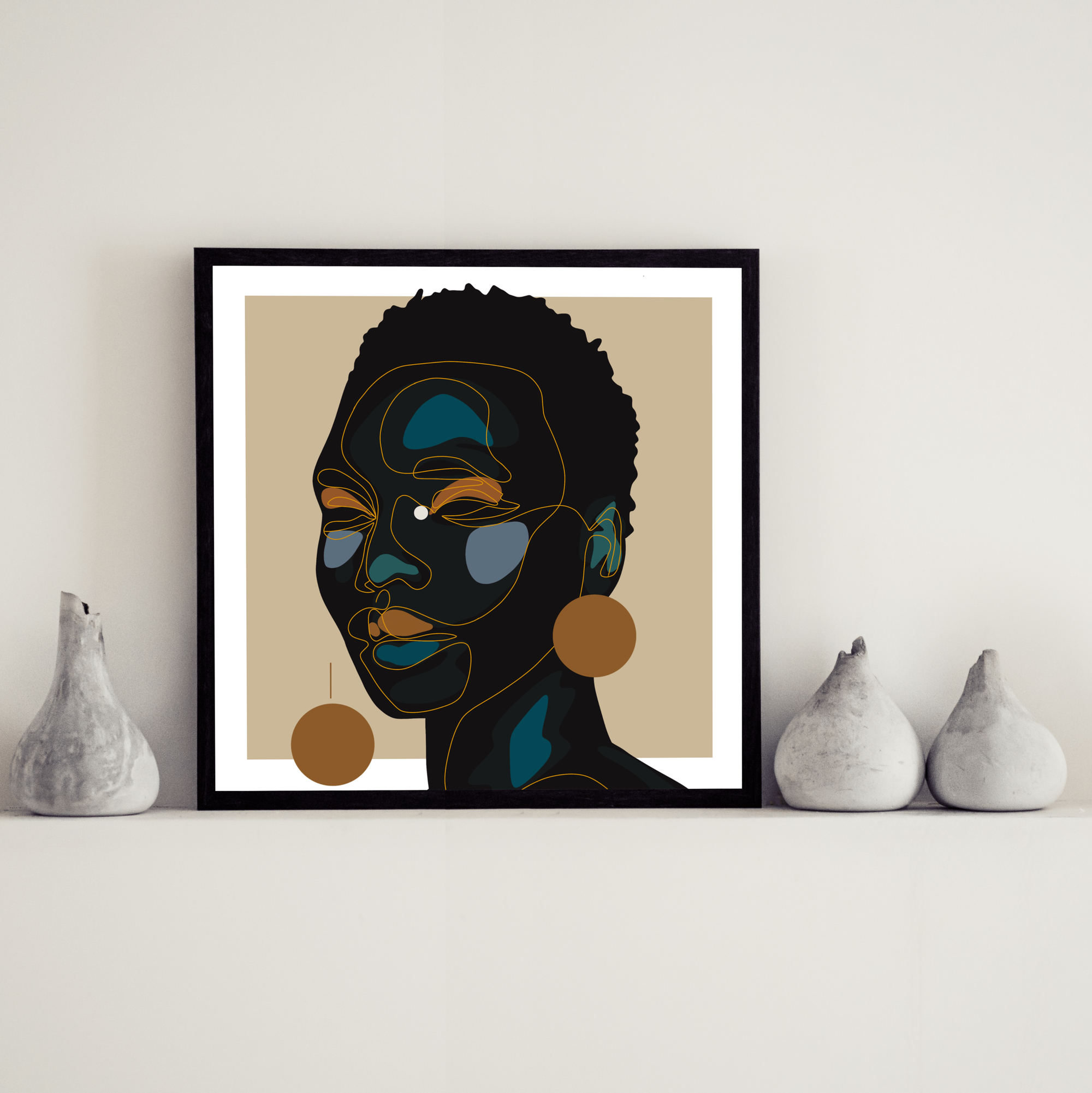 'Lira' Cut Like Miss Universe Art Print - Square
