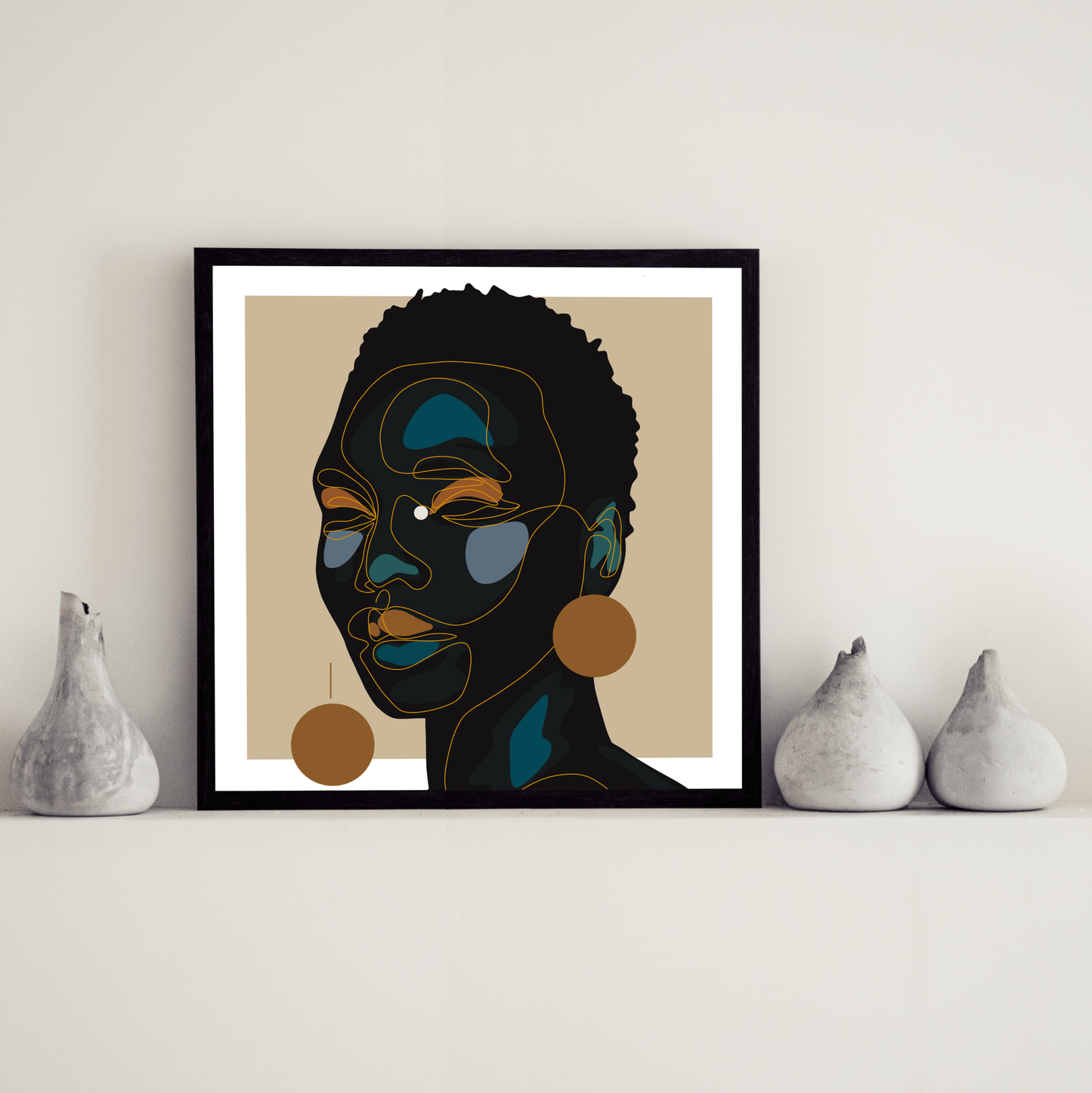 'Lira' Cut Like Miss Universe Art Print - Square
