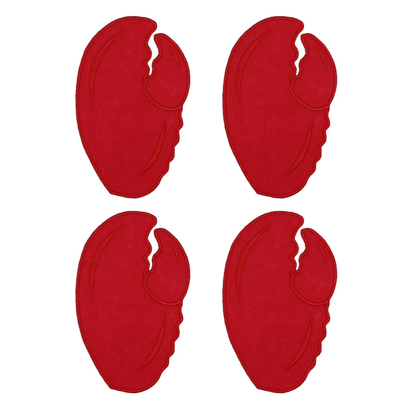 Lobster Claw Linen Cocktail Napkins