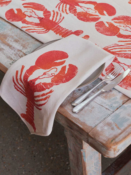 Lobster Napkins. Set of 4