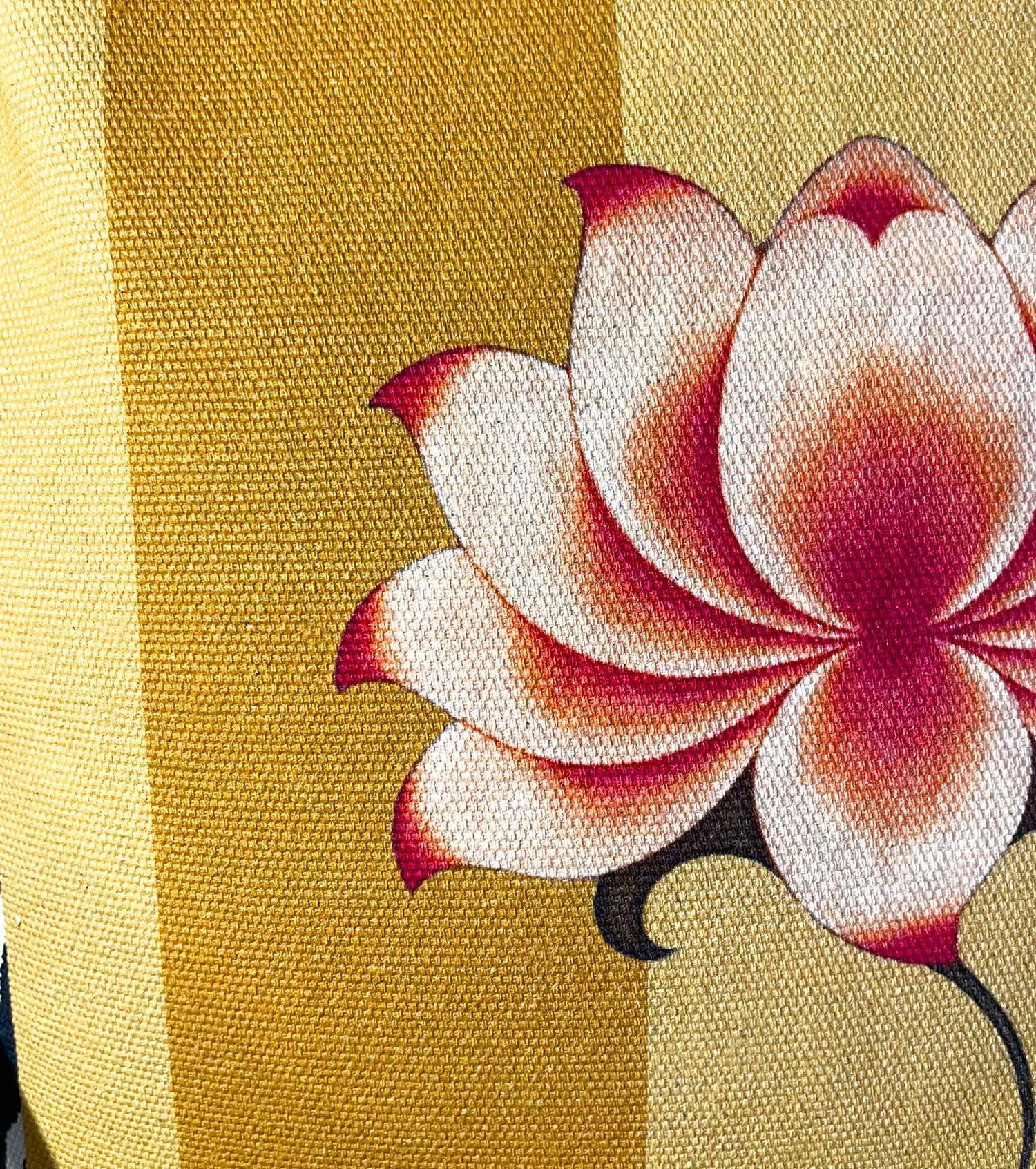 Lotus Throw Pillow