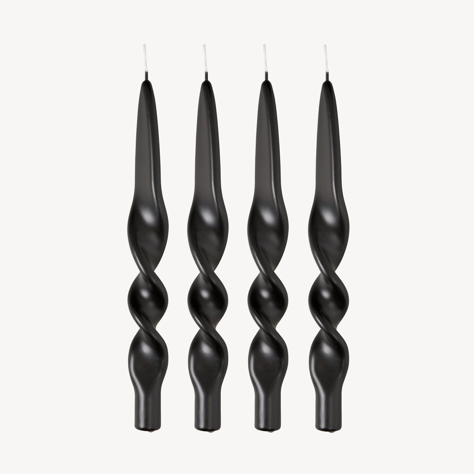 Swirl Candle - Black