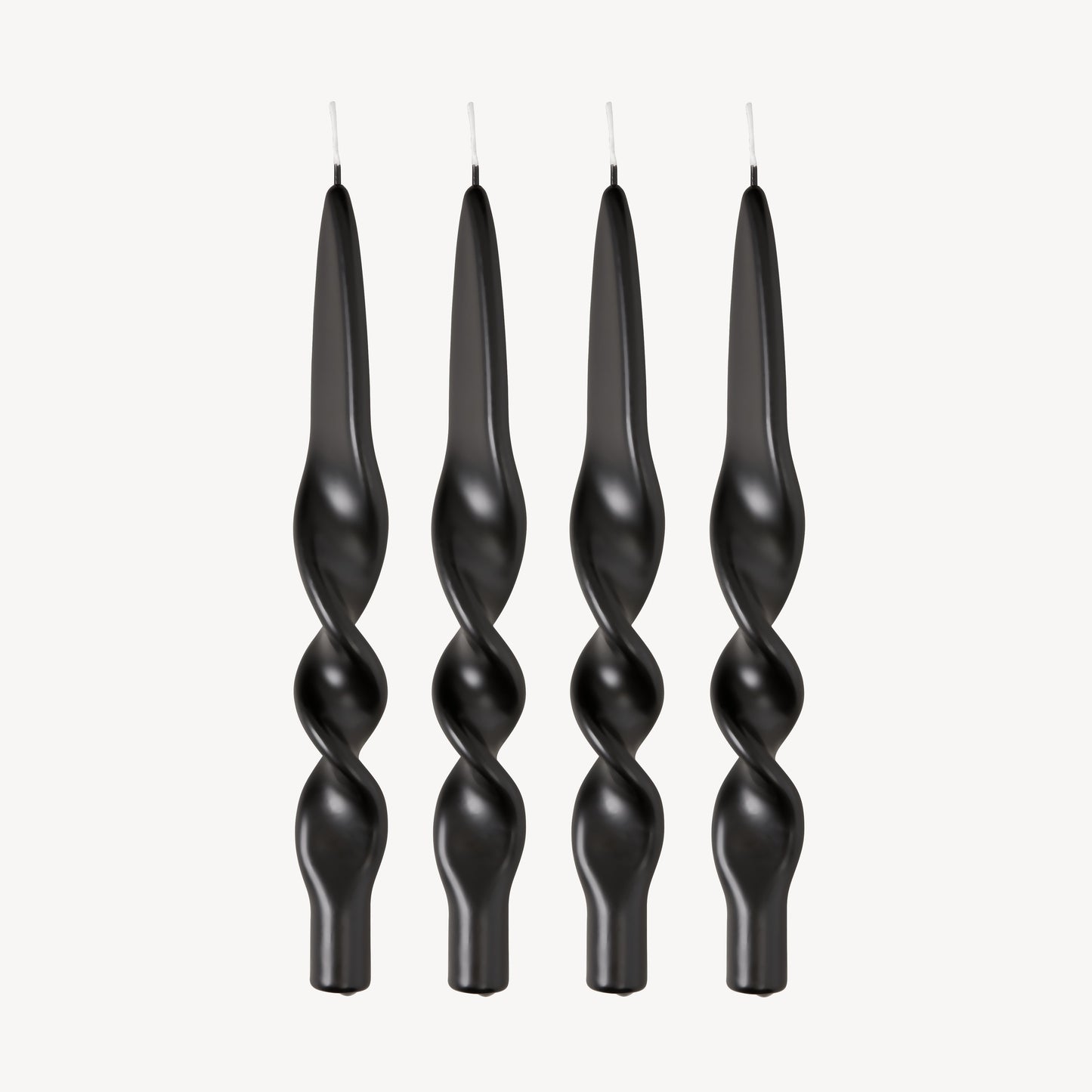 Swirl Candle - Black