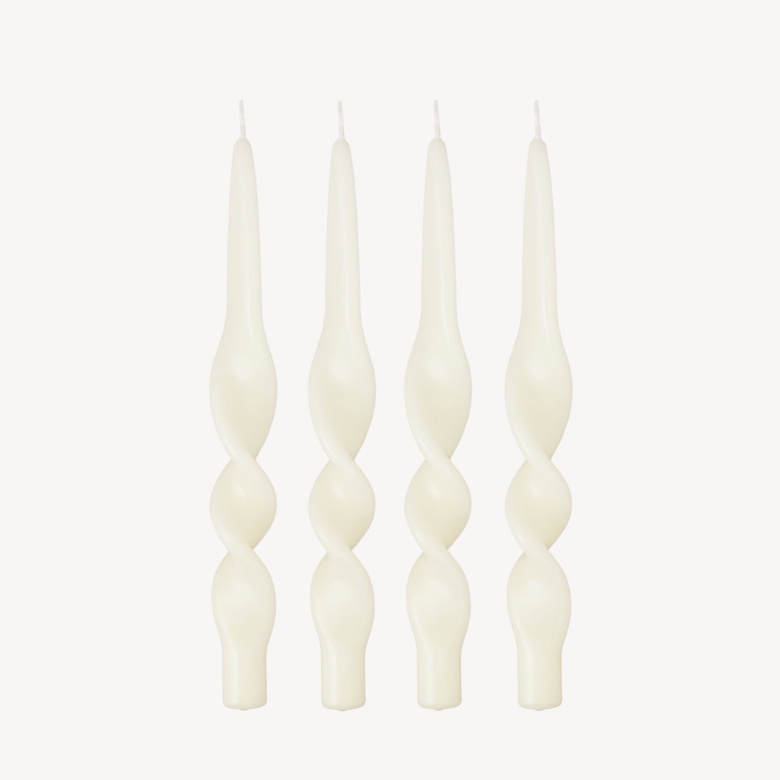 Swirl Candle - Ivory