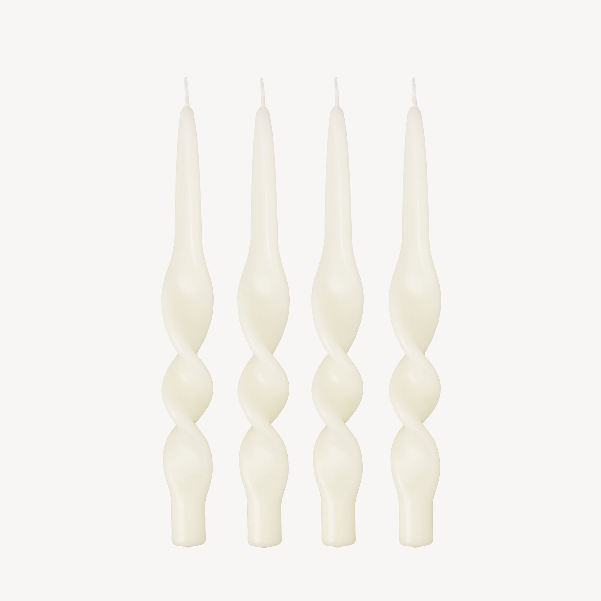 Swirl Candle - Ivory