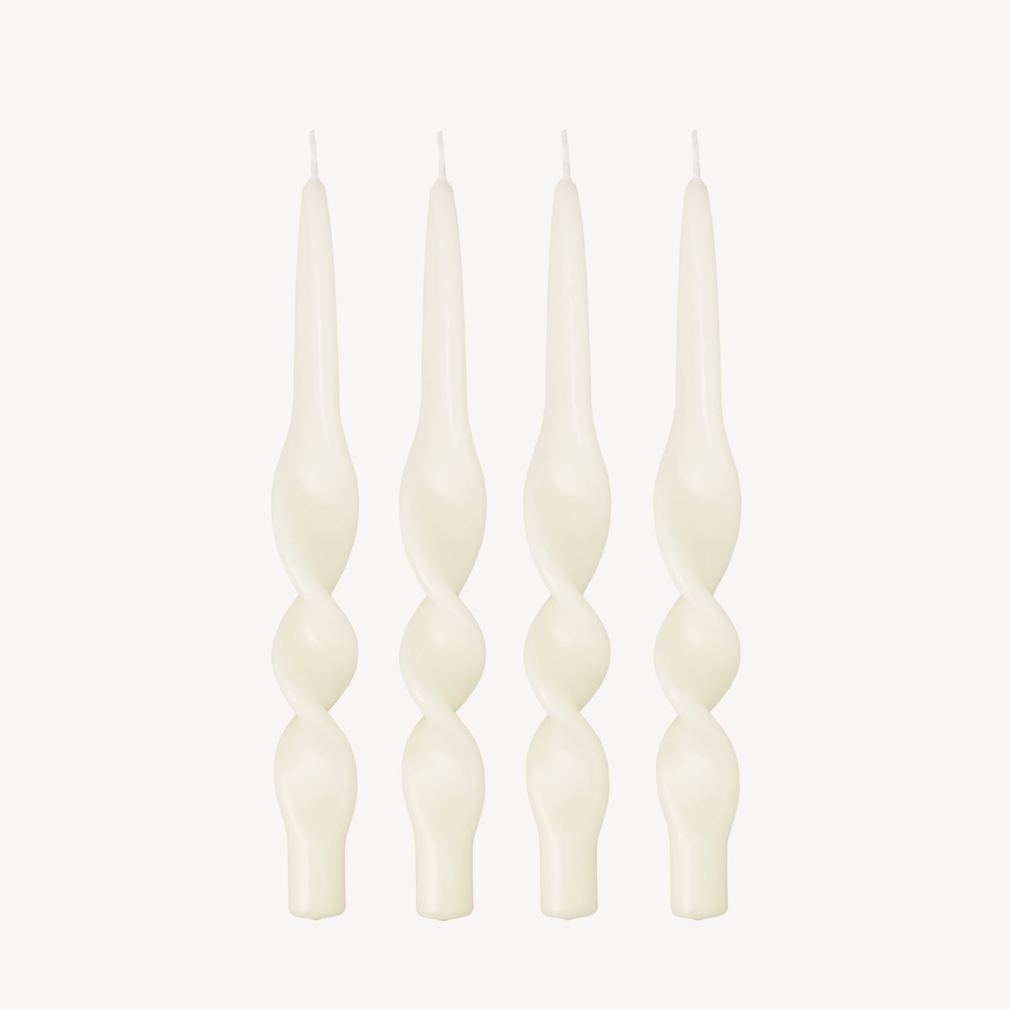 Swirl Candle - Ivory