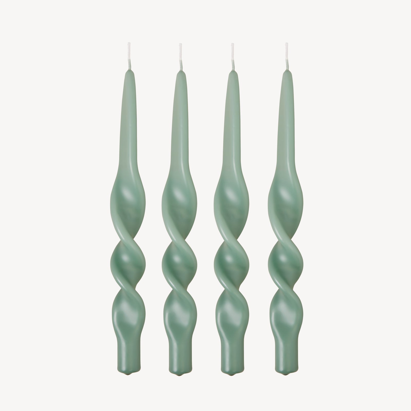 Swirl Candle - Jade Green