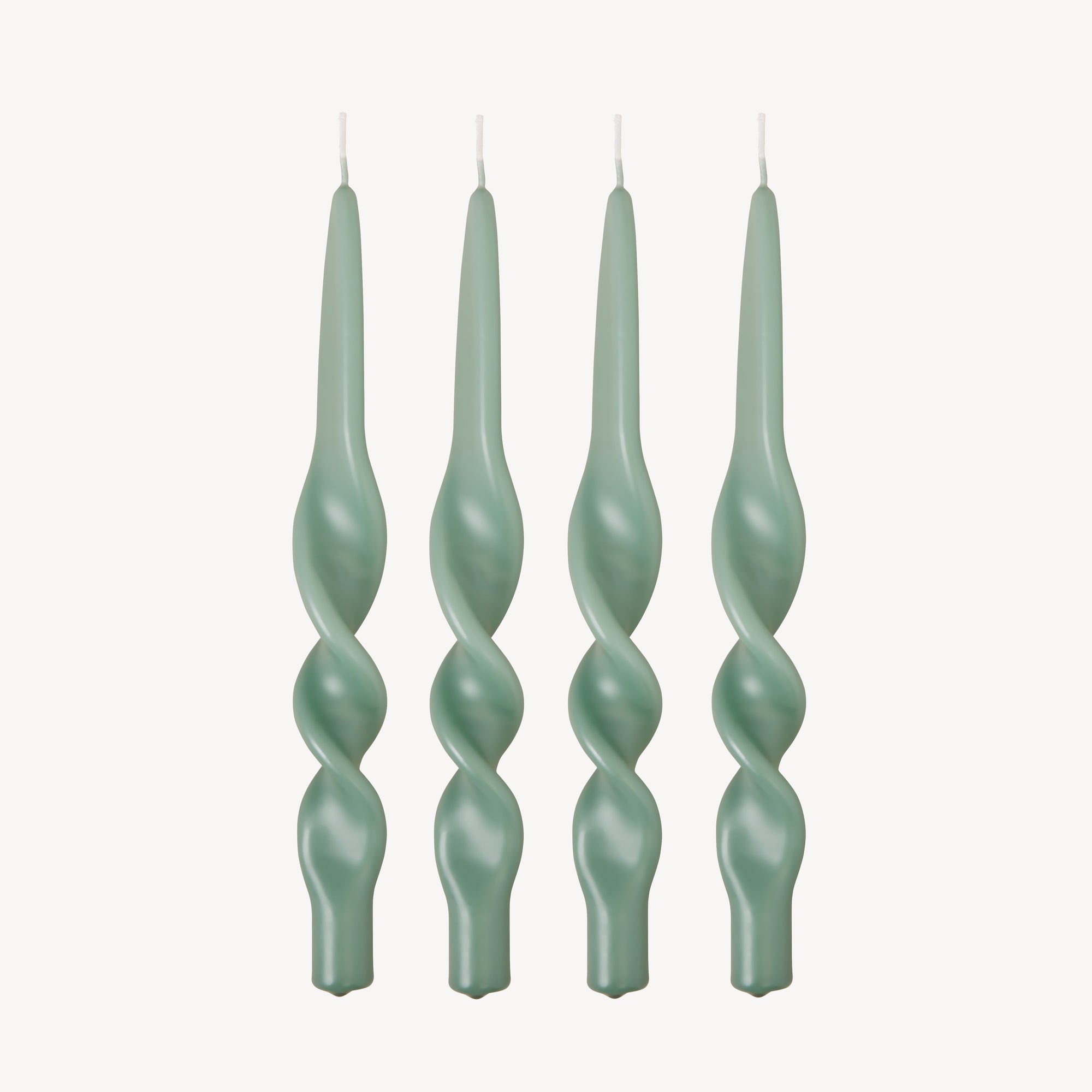 Swirl Candle - Jade Green