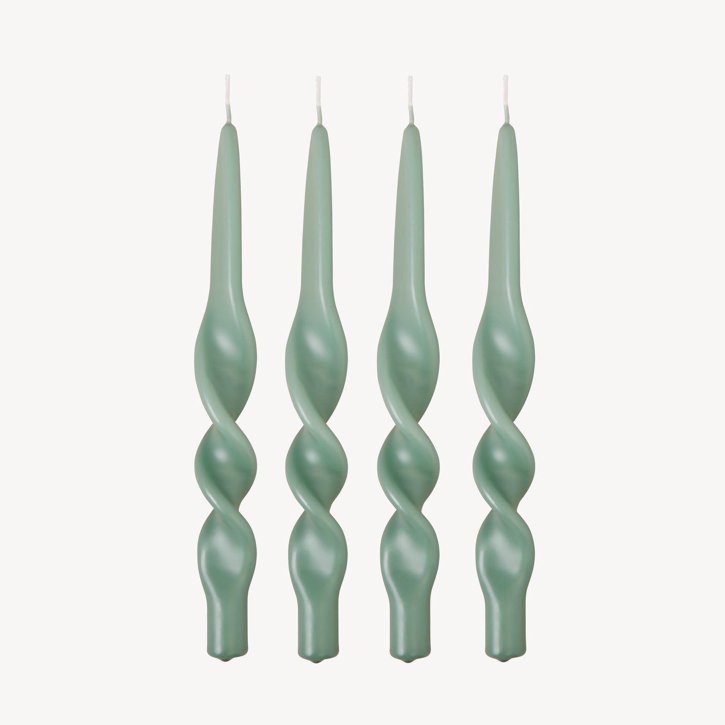 Swirl Candle - Jade Green