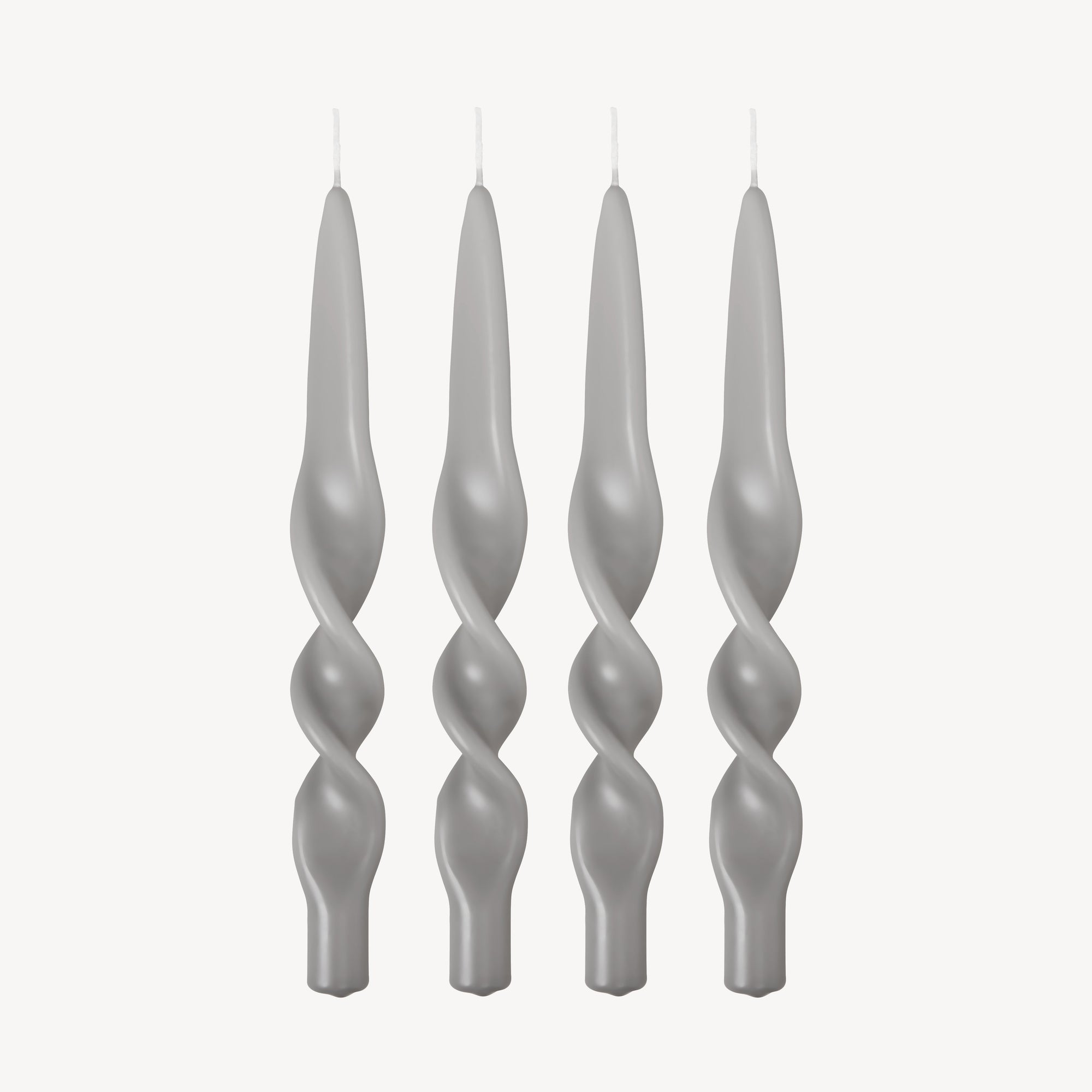 Swirl Candle - French Grey