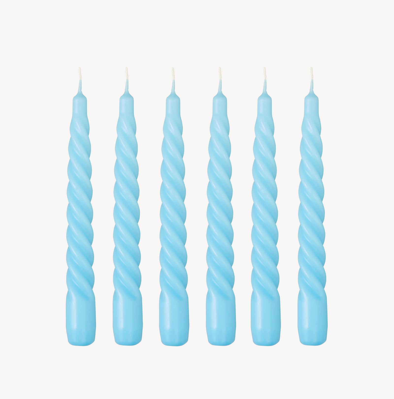 Twist Candle - Sky Blue