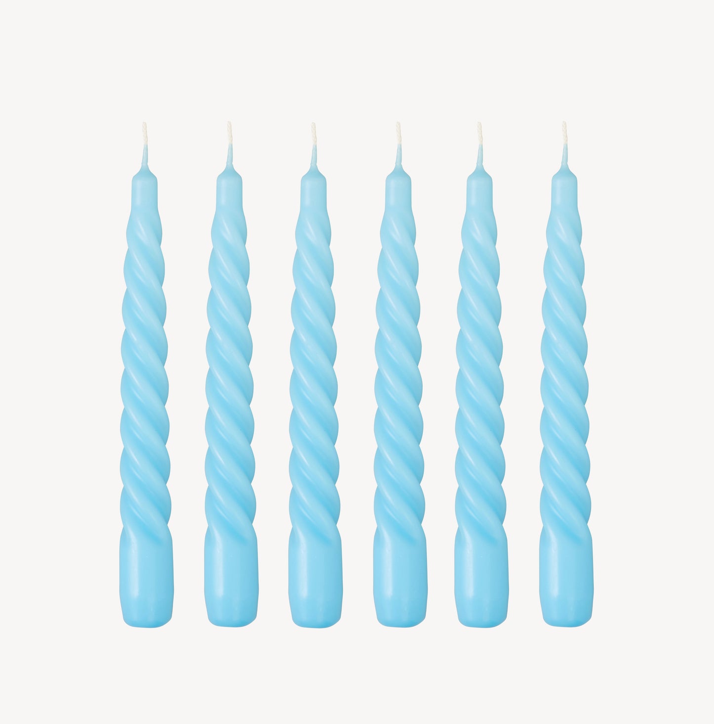 Twist Candle - Sky Blue