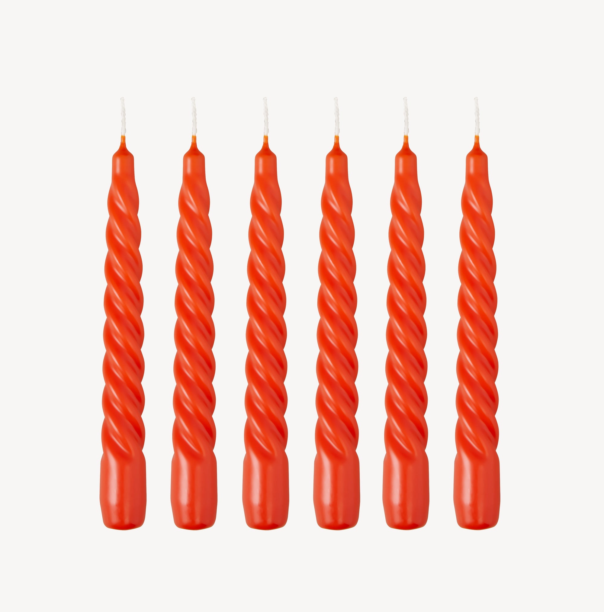 Twist Candle - Tiger Orange