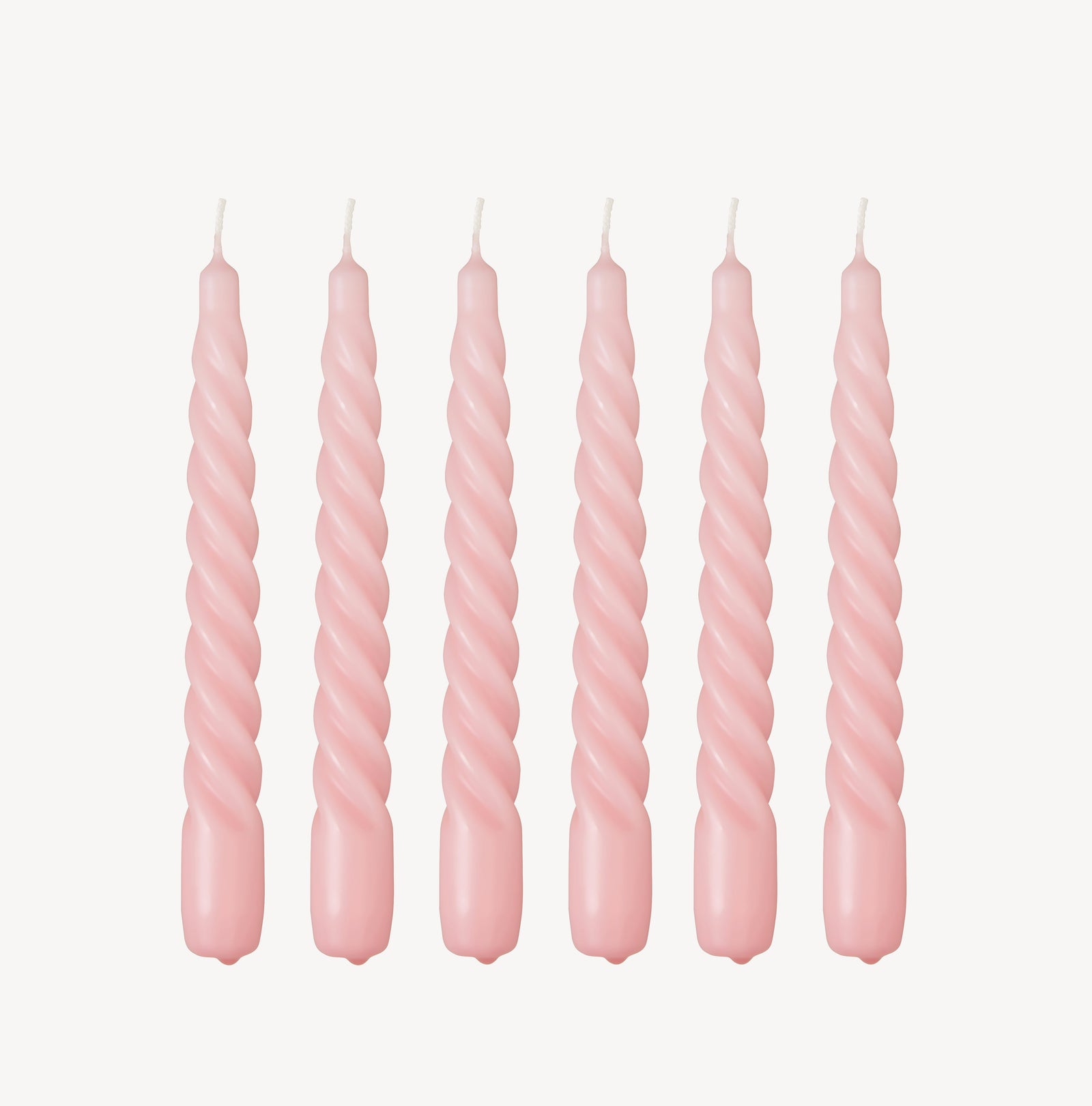 Twist Candle - Baby Pink