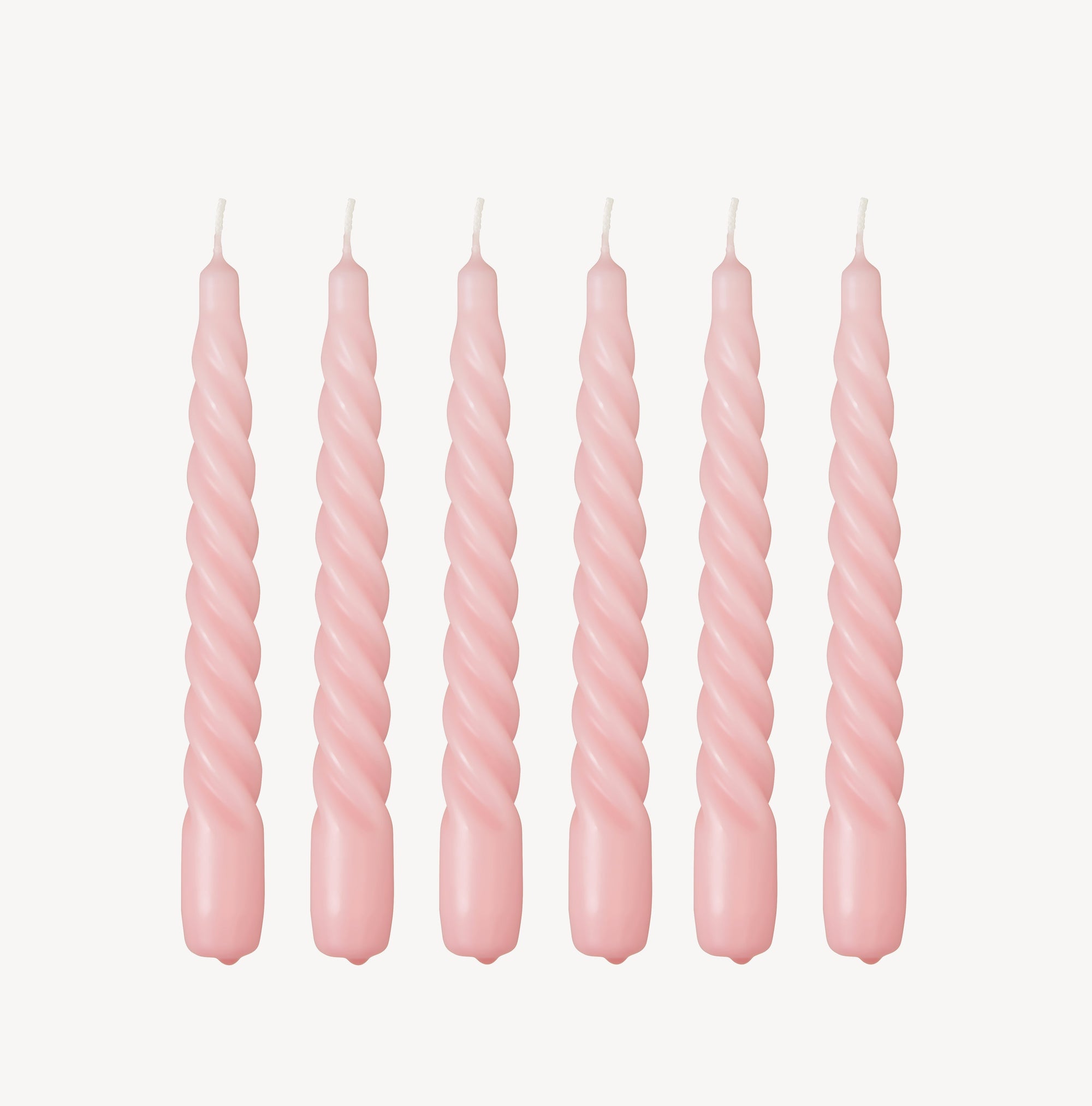 Twist Candle - Baby Pink