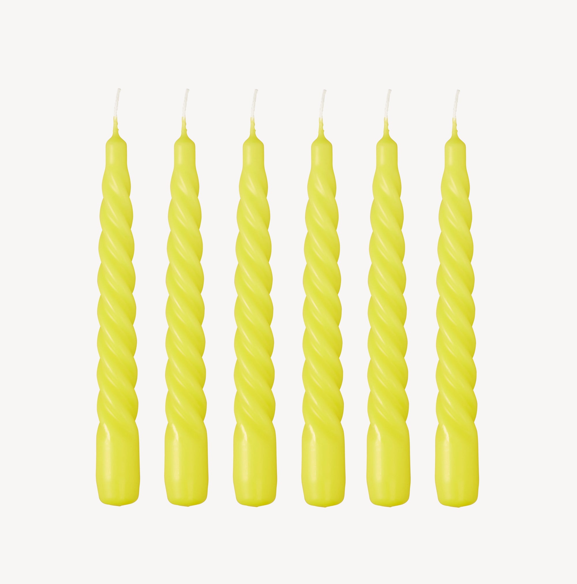 Twist Candle - Bumblebee Yellow