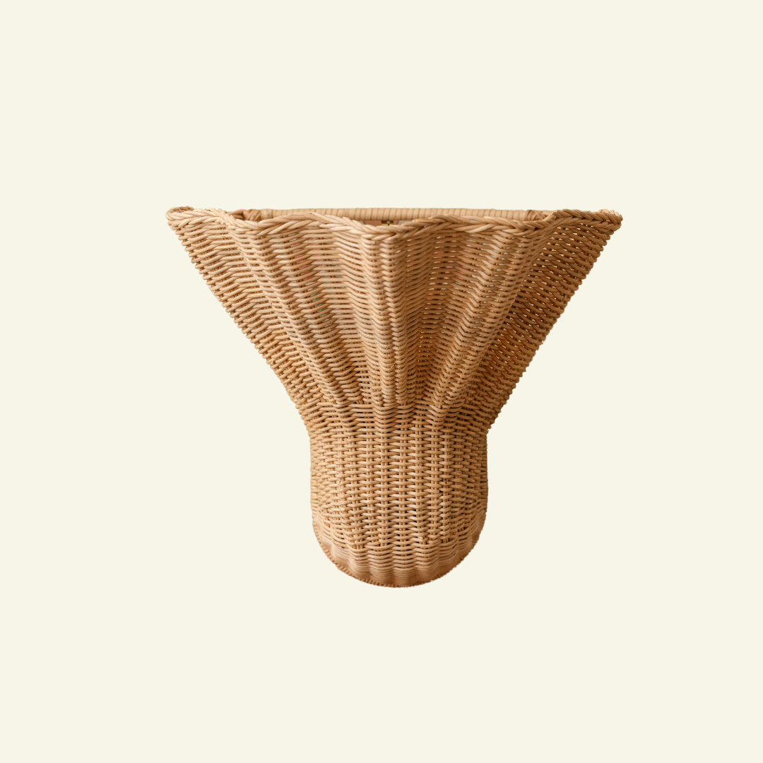 Luna Wall Light Shade, Large Natural