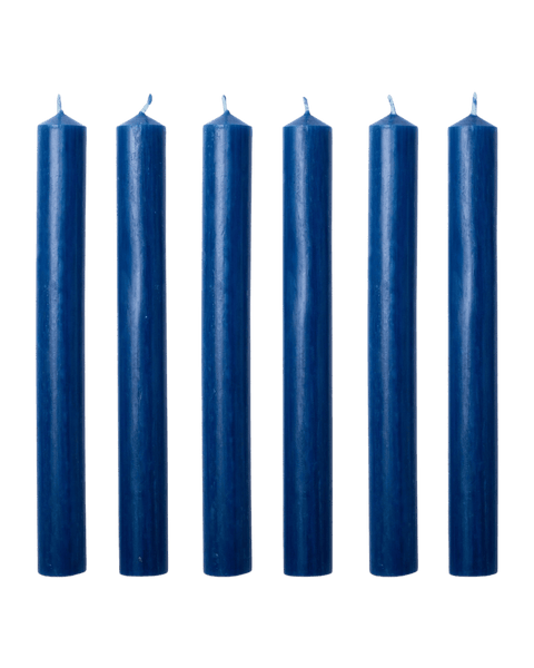 Lupin Blue Dinner Candles