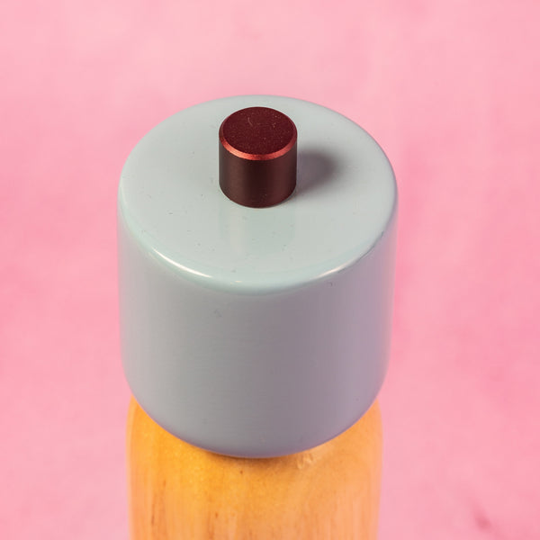 Salt & Pepper Grinder | Sky Blue & Burgundy