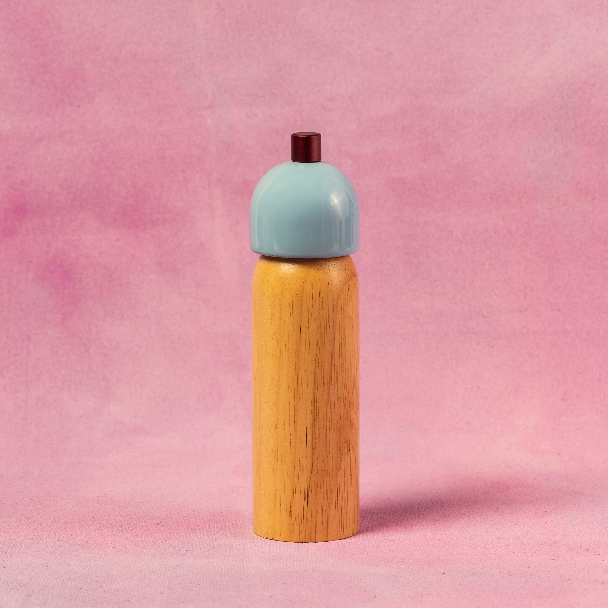 Salt & Pepper Grinder | Sky Blue & Burgundy