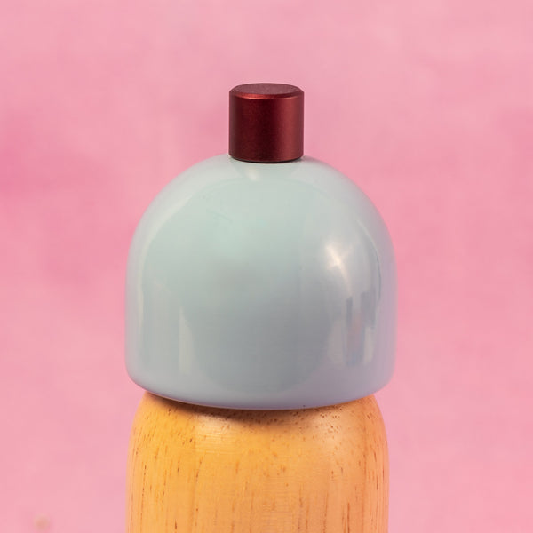 Salt & Pepper Grinder | Sky Blue & Burgundy