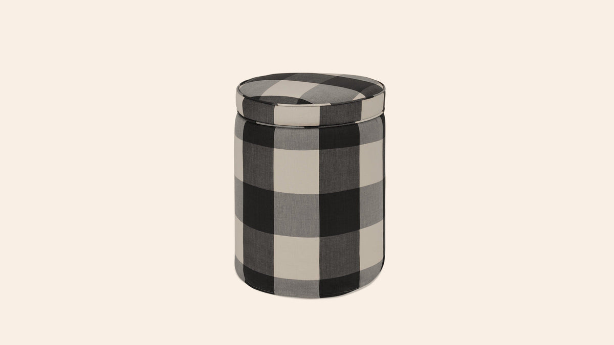 Aurora Footstool, Pepper