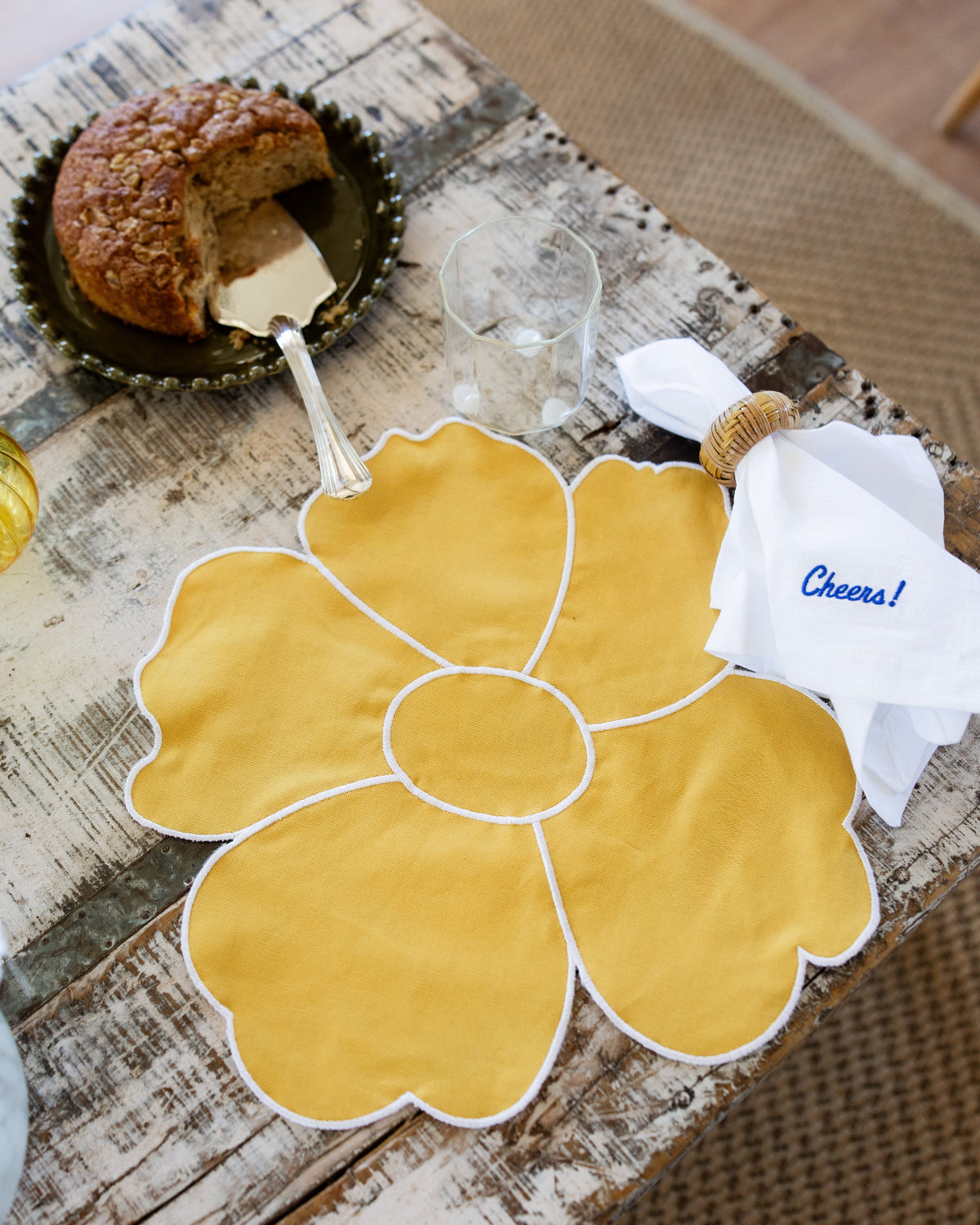Placemat Daisy, Yellow
