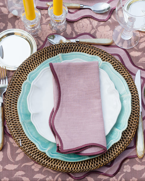 Napkin Bloom, Dusty Rose with Pink