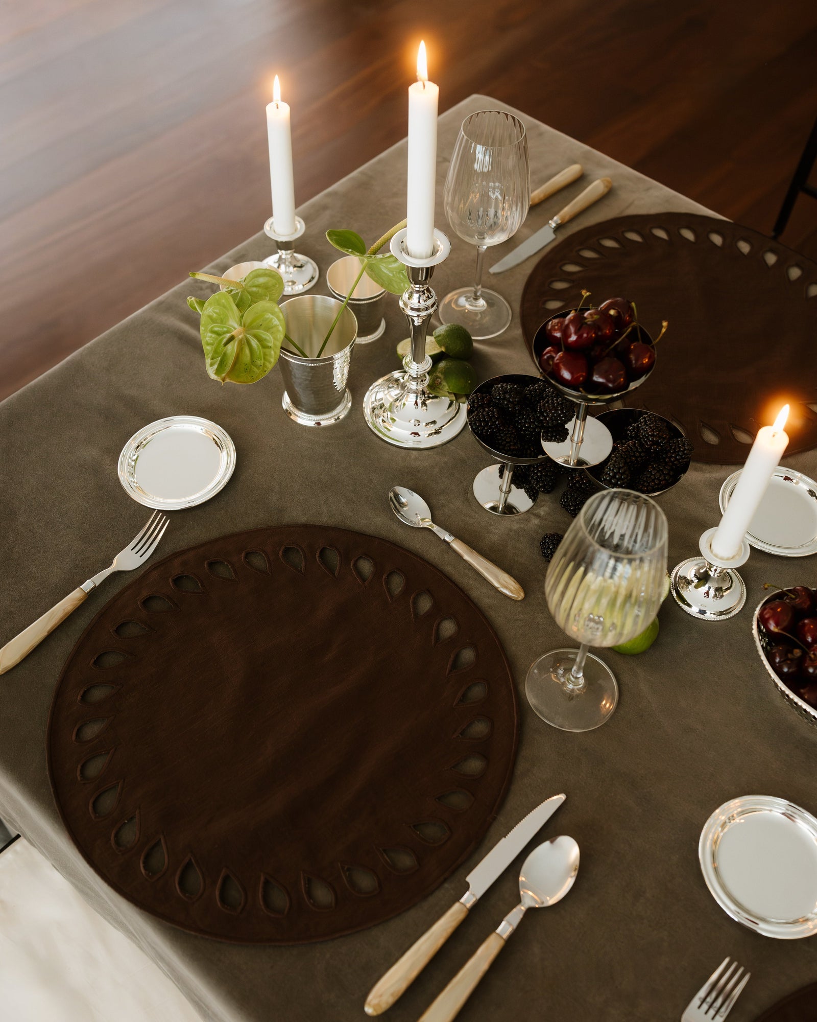 Placemat Viseu, Brown with Brown