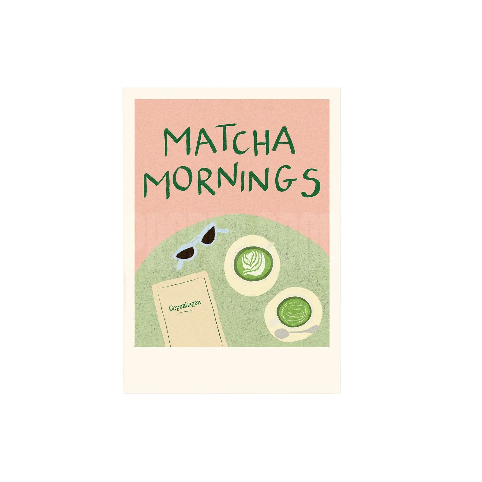 Matcha Mornings in Copenhagen Print