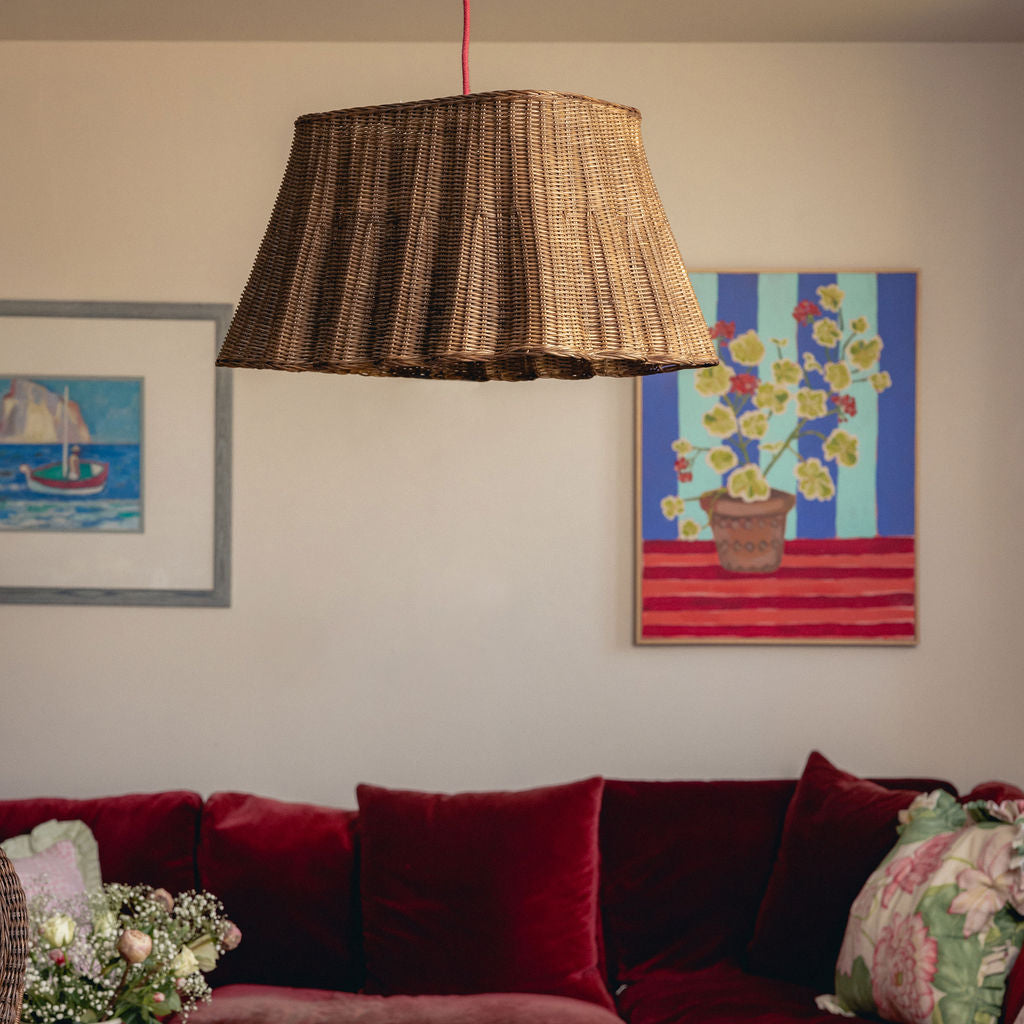 Matilda Rattan Pendant Shade, Small