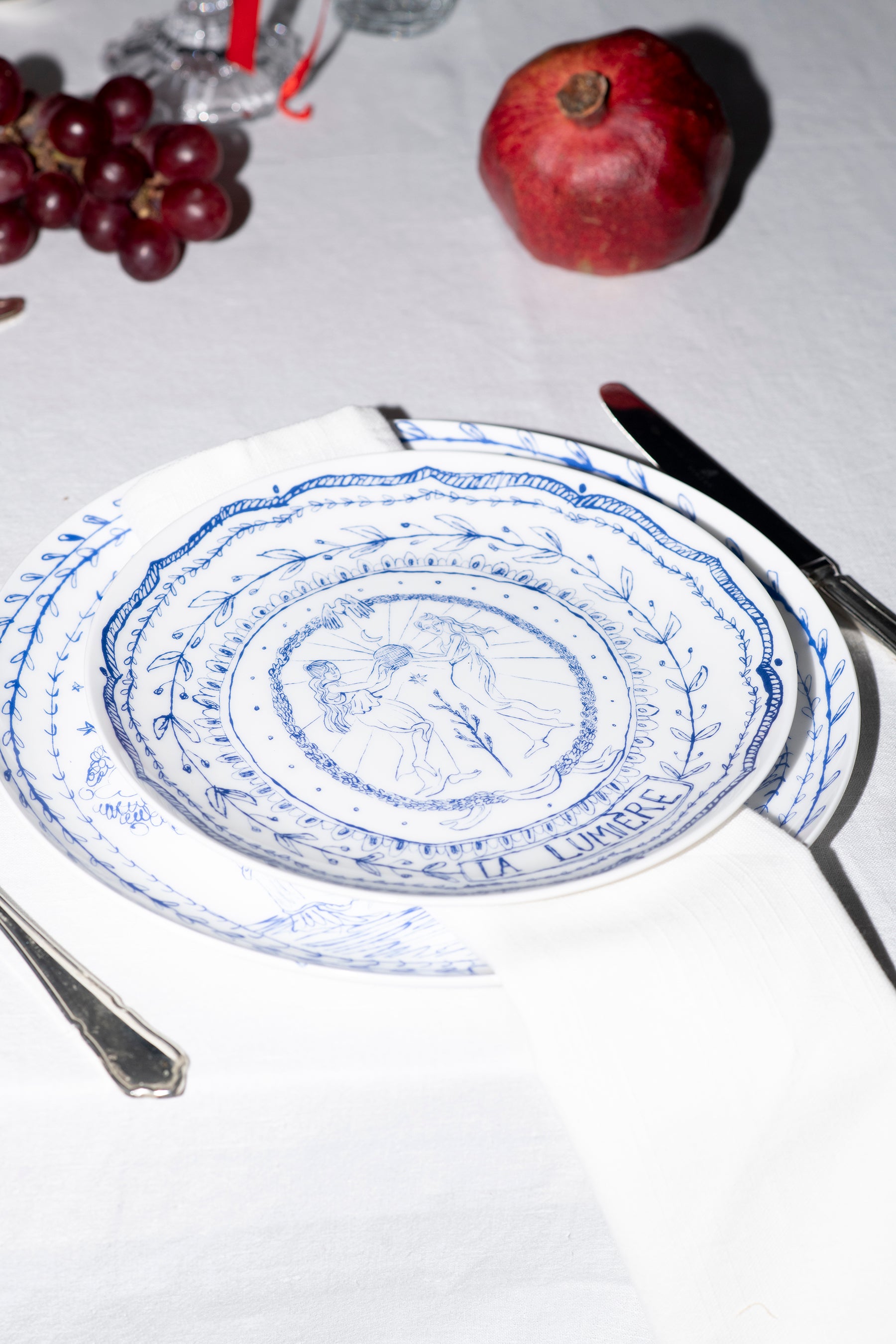 Elements Dessert Plates - Set of 4