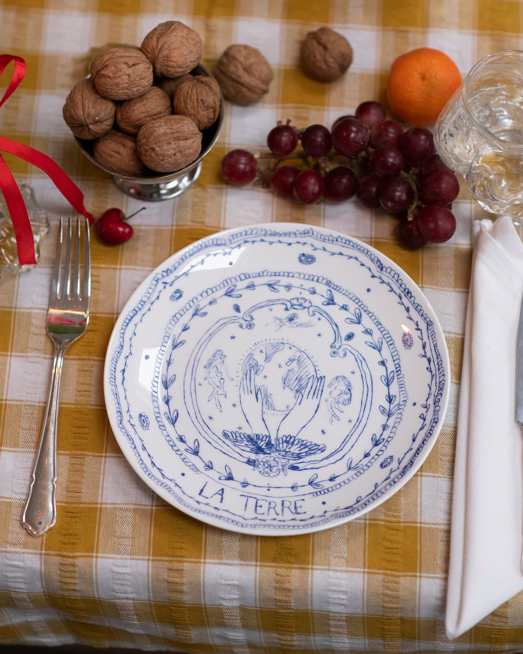 Elements Dessert Plates - Set of 4