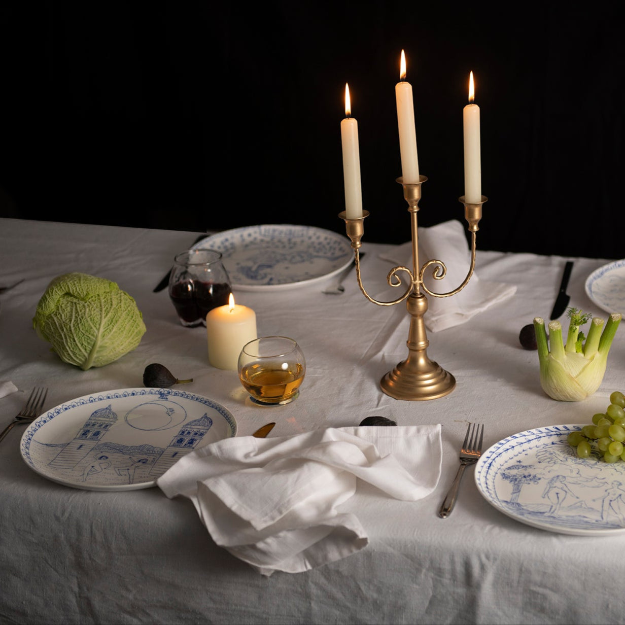 The Moon Tarot Dinner Plate