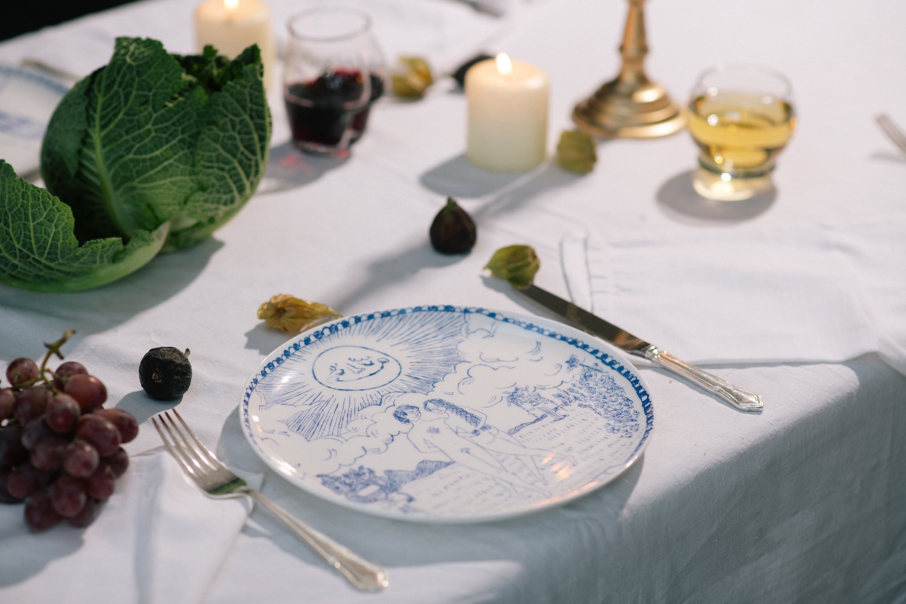 The Sun Tarot Dinner Plate