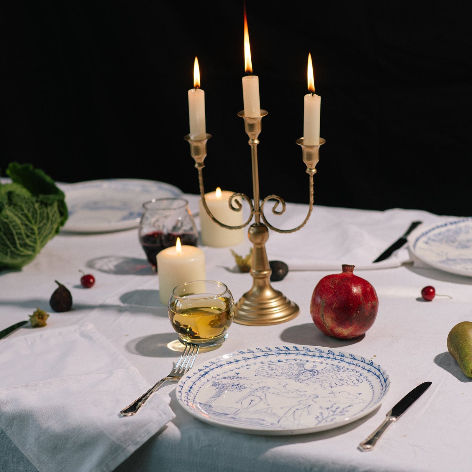 The Lovers Tarot Dinner Plate