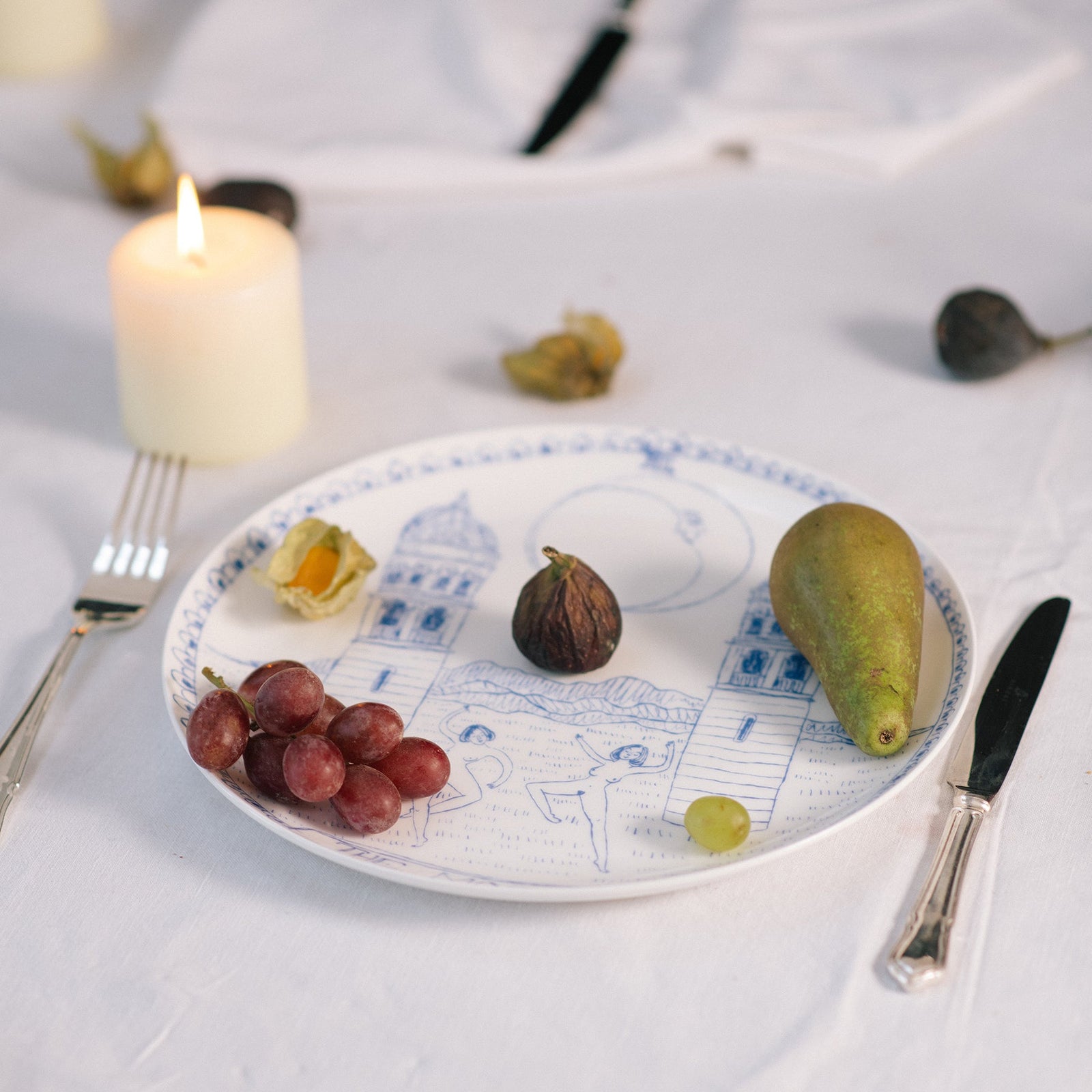 The Moon Tarot Dinner Plate