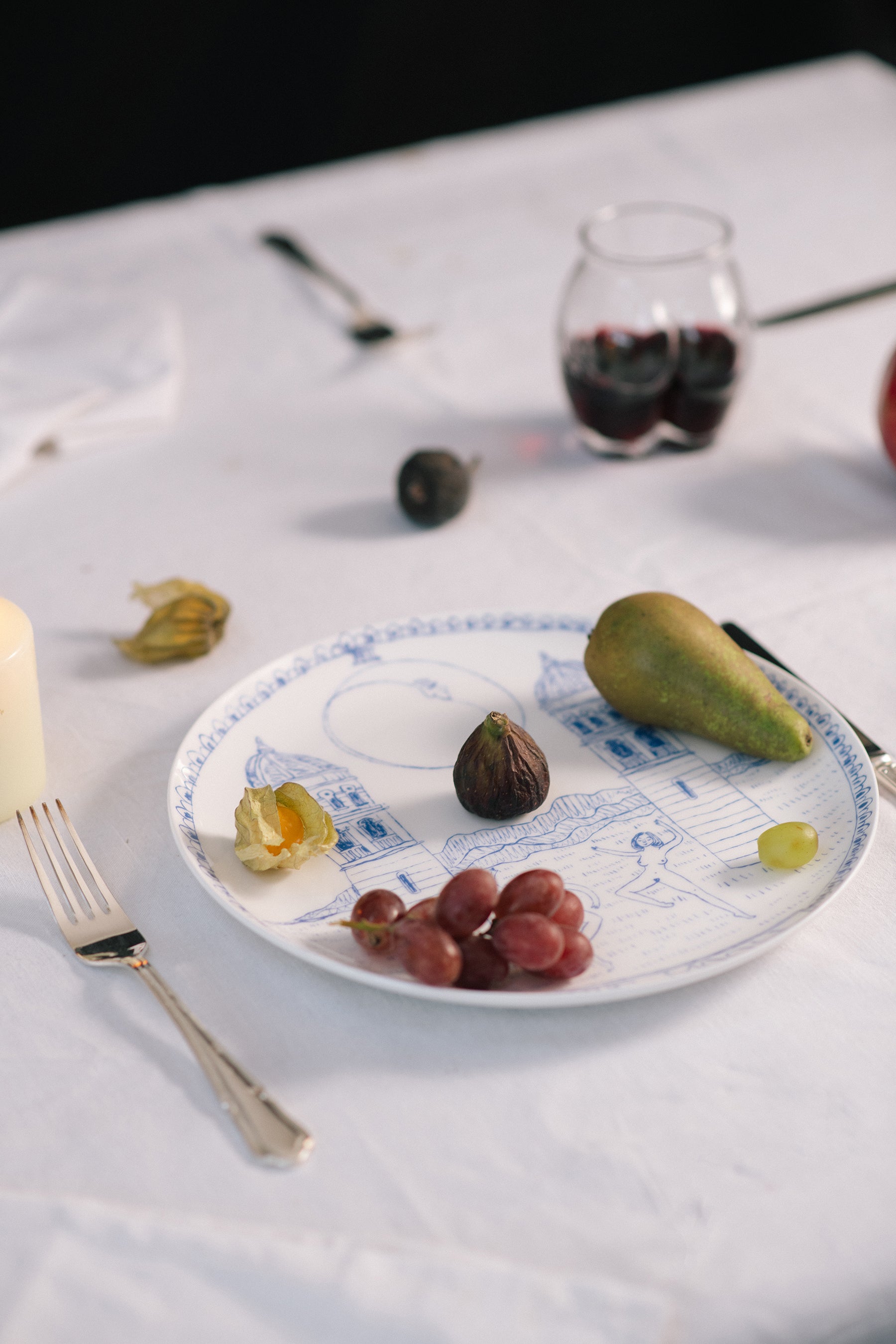 The Moon Tarot Dinner Plate