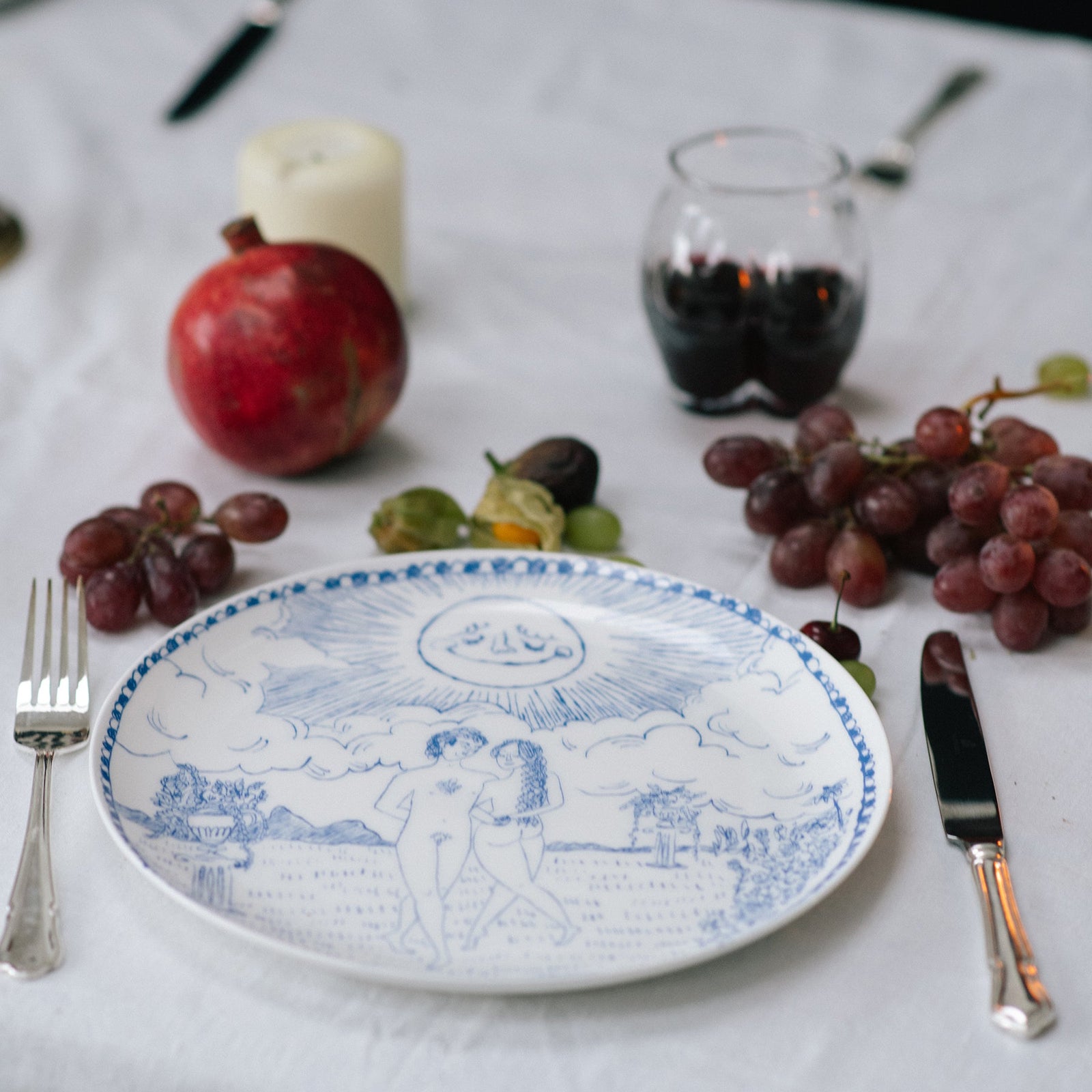 The Sun Tarot Dinner Plate