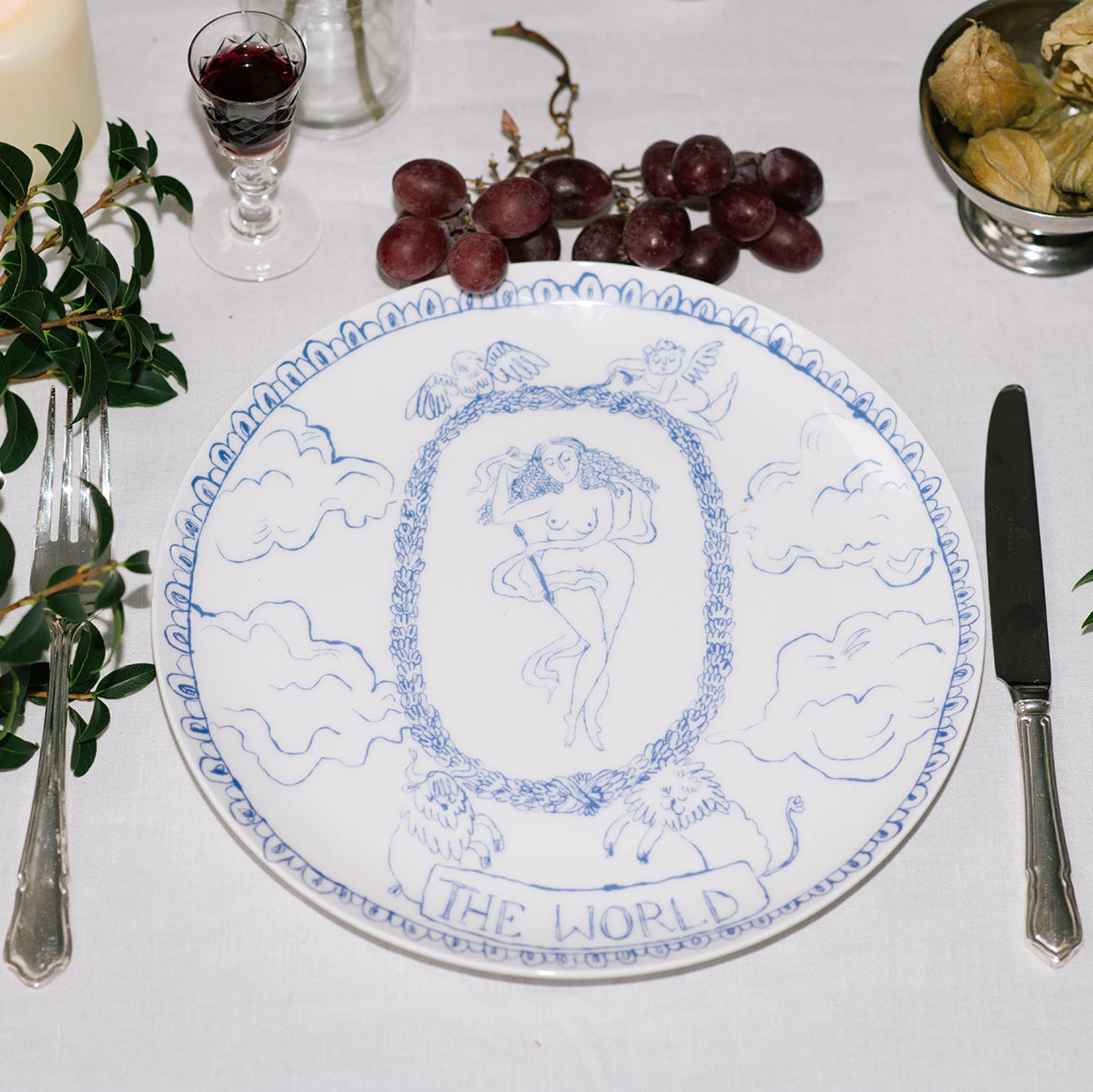 The World Tarot Plate