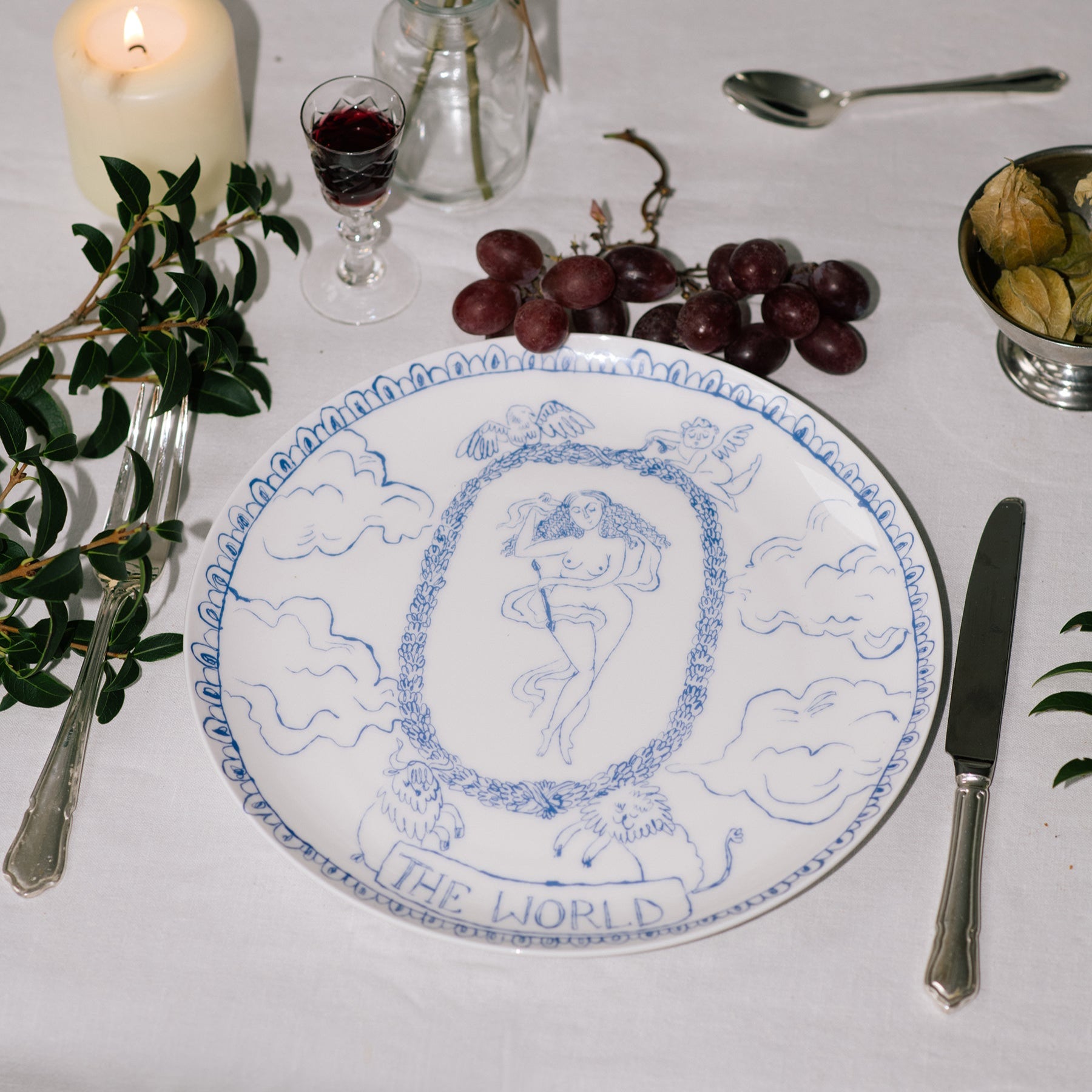 The World Tarot Plate