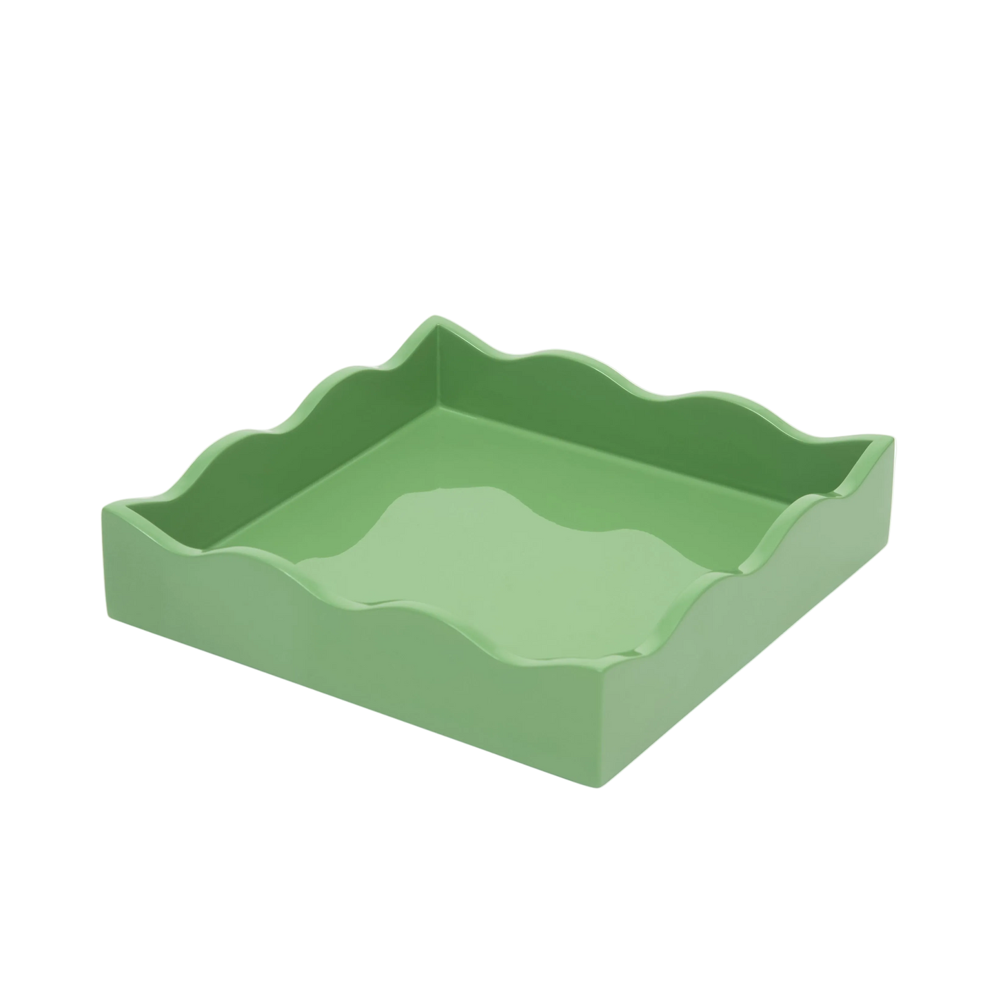 Square Allegra Tray in Green